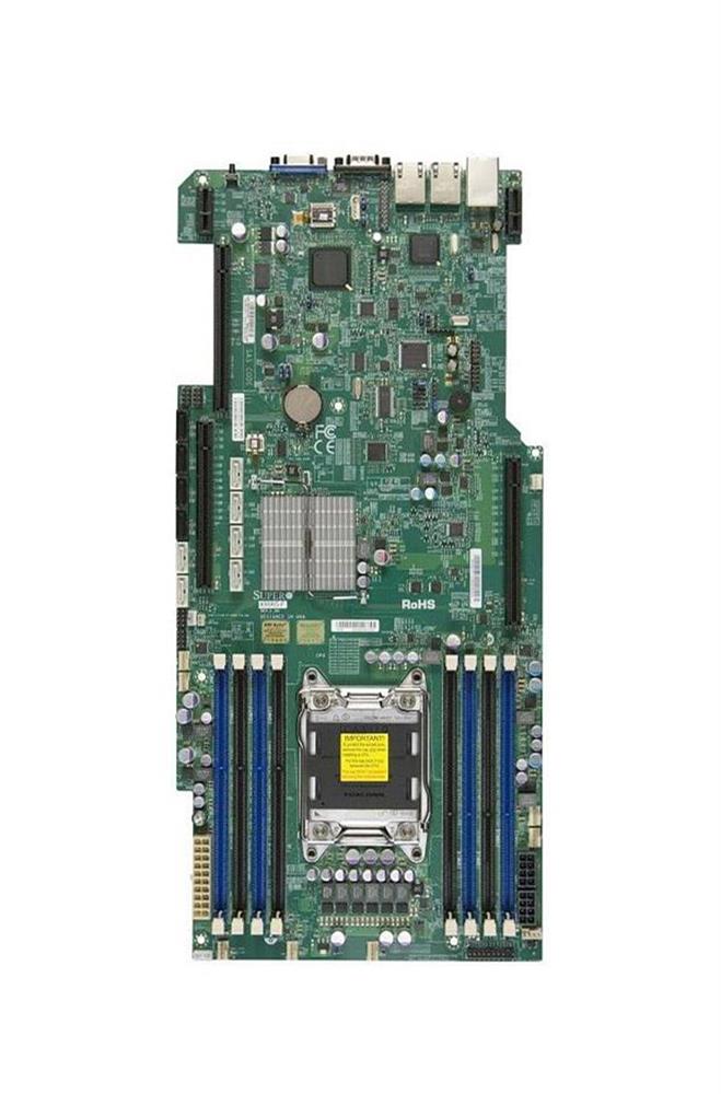 MBD-X9SRG-F-O SuperMicro X9SRG-F Socket LGA 2011 Intel C602 Chipset Intel Xeon E5-2600/1600 & E5-2600/1600 v2 Processors Support DDR3 8x DIMM 2x SATA3 6.0Gb/s Proprietary Server Motherboard (Refurbished)