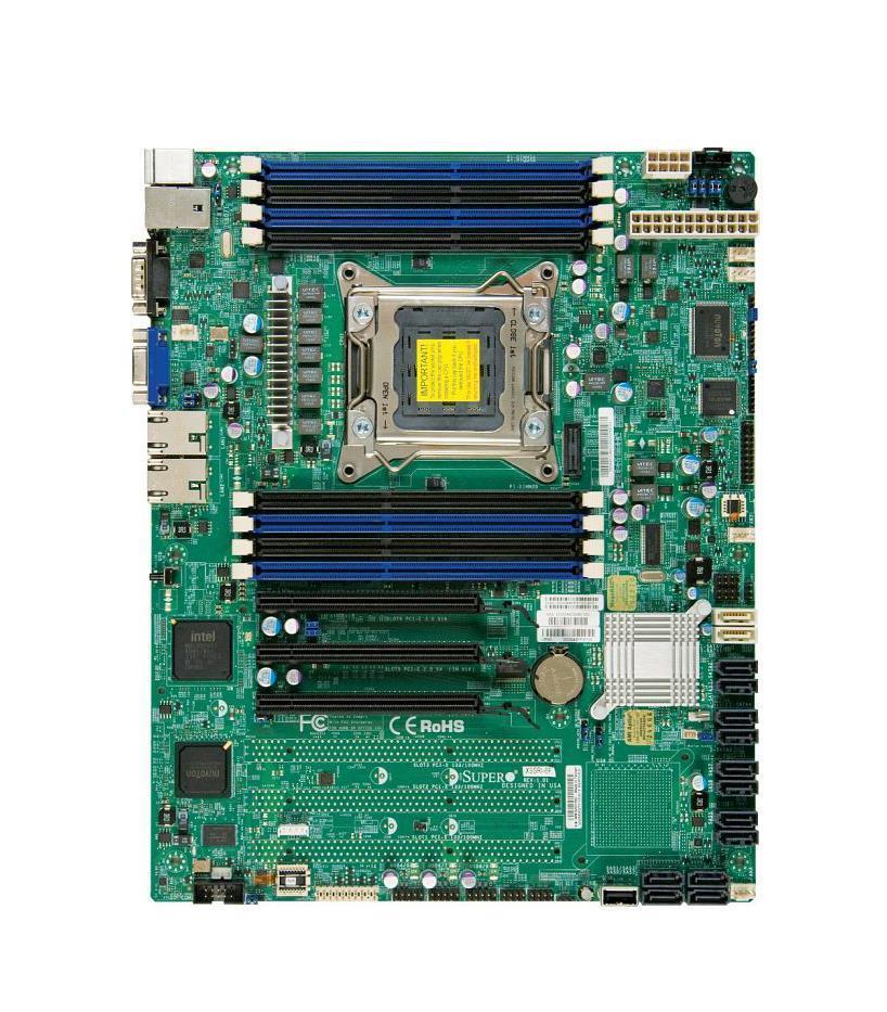 MBD-X9SRI SuperMicro X9SRI Socket LGA 2011 Intel C602 Chipset Intel Xeon E5-2600/1600 & E5-2600/1600 v2 Series Processors Support DDR3 8x DIMM 2x SATA3 6.0Gb/s ATX Server Motherboard (Refurbished)