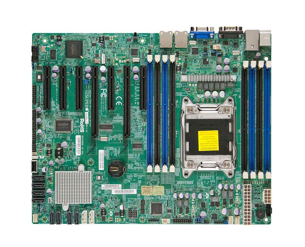 MBD-X9SRL-F-O SuperMicro X9SRL-F Socket LGA 2011 Intel C602 Chipset Intel Xeon E5-2600/1600 & E5-2600/1600 v2 Processors Support DDR3 8x DIMM 2x SATA3 6.0Gb/s ATX Server Motherboard (Refurbished)