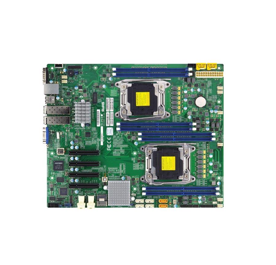 MBDX10DRDITP SuperMicro X10DRD-ITP Dual Socket R3 LGA 2011 Xeon E5-2600 v4 / v3 Intel C612 Chipset DDR4 8 x DIMM 10 x SATA 6Gbps E-ATX Server Motherboard (Refurbished)