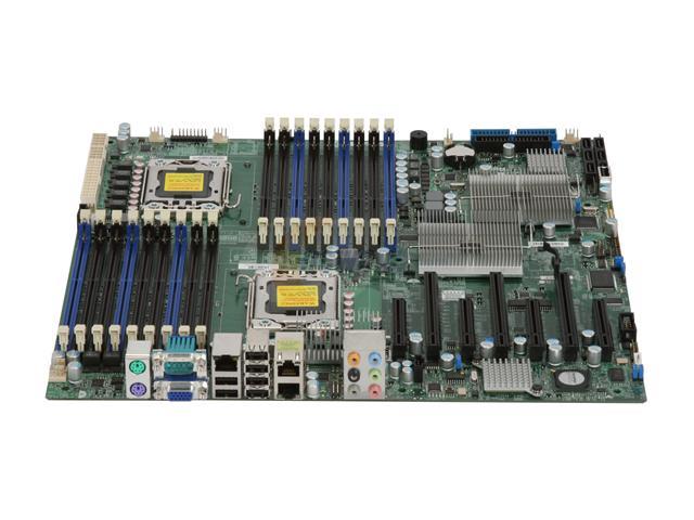 MBDX8DAHF SuperMicro X8DAH+-F Dual Socket LGA 1366 Intel 5520 Chipset Intel Xeon 5600/5500 Series Processors Support DDR3 18x DIMM 6x SATA2 3.0Gb/s Enhanced Extended ATX Server Motherboard (Refurbished)