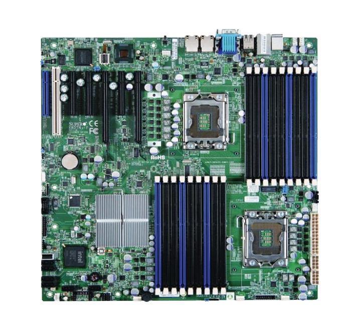 MBDX8DTNLRO SuperMicro X8DTN+-LR Socket LGA 1366 Intel 5520 Chipset Intel Xeon 5600/5500 Processors Support DDR3 18x DIMM 6x SATA3 6.0Gb/s Enhanced-Extended ATX Motherboard (Refurbished)
