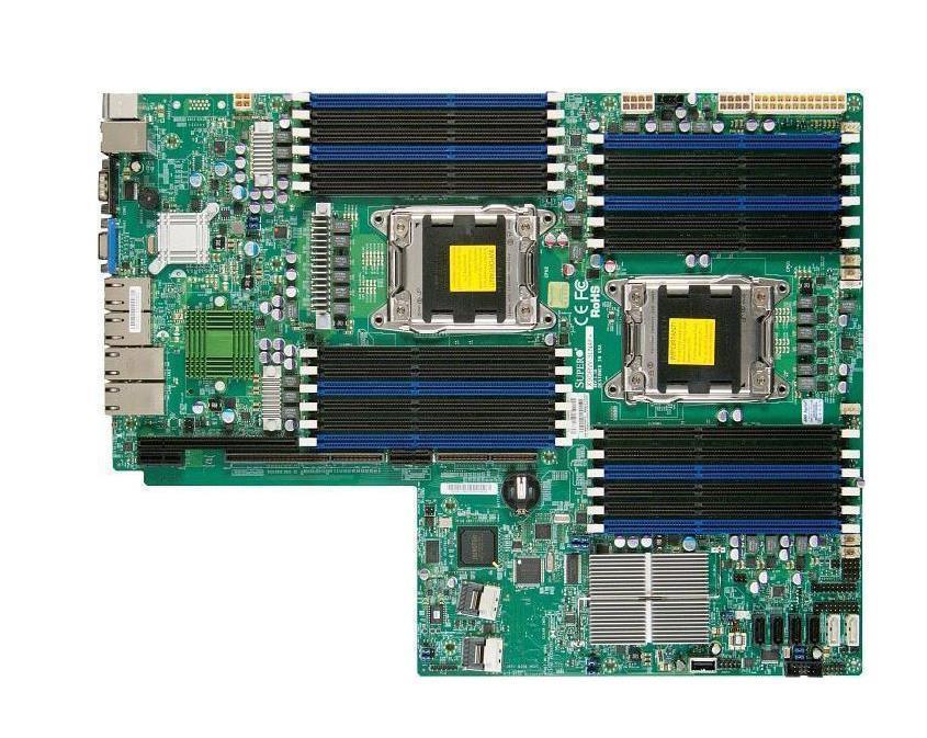 MBDX9DRW3TFB SuperMicro Socket LGA 2011 Intel C606 Chipset Intel Xeon E5-2600 Processors Support DDR3 24x DIMM 4x SATA3 Motherboard (Refurbished)