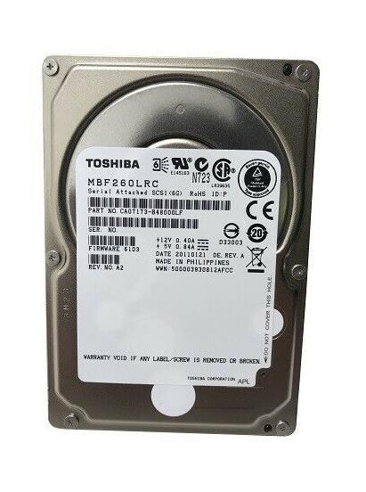 MBF260LRC-40PK Toshiba Enterprise 600GB 10000RPM SAS 6Gbps 16MB Cache 3.5-inch Internal Hard Drive with Carrier (40-Pack)