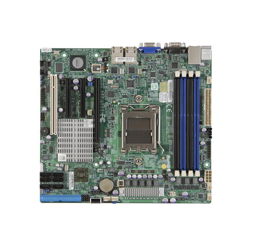 MBH8SCMF SuperMicro H8SCM-F Socket C32 AMD SR5650 + SP5100 Chipset Opteron Processors Support DDR3 4x DIMM 6x SATA2 3.0Gb/s Micro-ATX Server Motherboard (Refurbished)