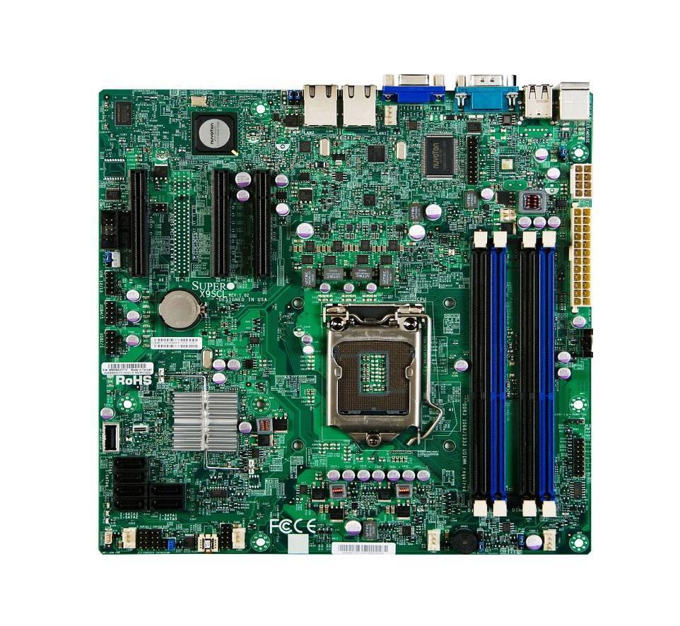 MBX9SCLPB SuperMicro X9scl-f-b LGA1155 Intel C202 PCH DDR3 V2GBe Matx Server Motherboard Bulk (Refurbished)