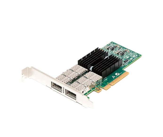 MCX354A-QCAT Mellanox ConnectX-3 Dual-Ports 56Gbps QSFP+ 10 Gigabit Ethernet PCI Express 3.0 x8 Network Adapter with VPI