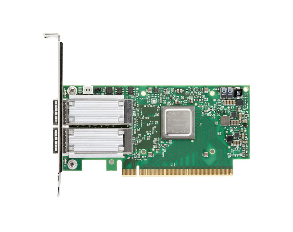 MCX456A-ECAT Mellanox ConnectX-4 VPI EDR IB Dual-Ports QSFP 100Gbps PCI Express 3.0 x16 Network Adapter