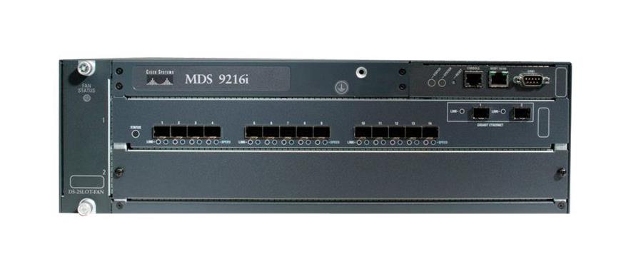 MDS-9216I-00 EMC 2GB 14-Ports RJ-45 Fc+ 2pt Ip Ethernet Switch Rack-Mountable (Refurbished)