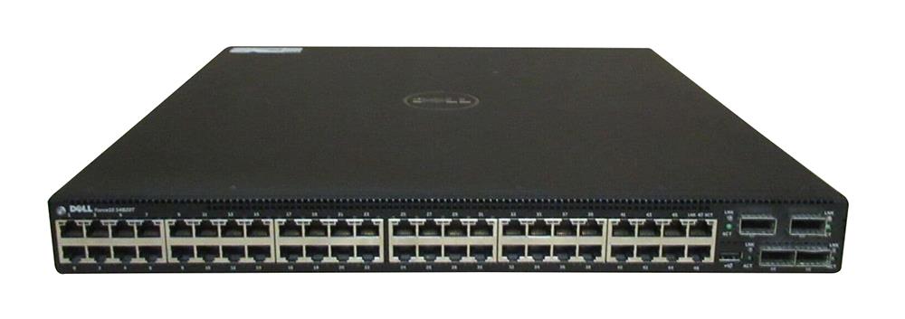 MHDJ7 Dell 48-Ports 10GBase-T High-Performance Ethernet Switch with 4x 40Gigabit QSFP+ Uplink Ports (Refurbished)