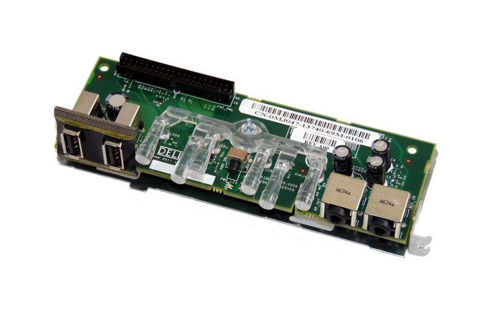 MJ047 Dell Front Board USB and Audio GX745 Minitower/GX620/Dim 5150