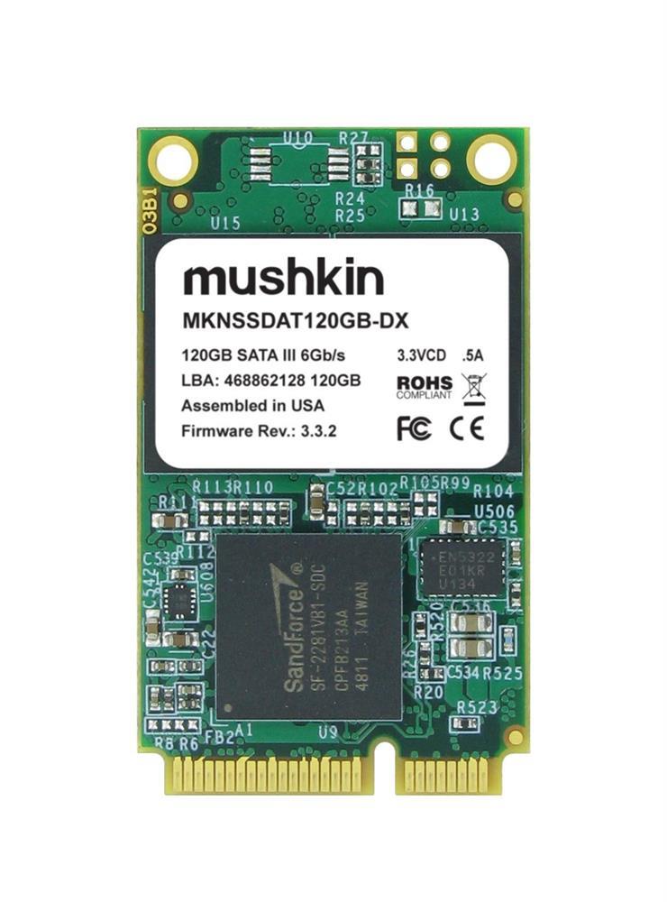 MKNSSDAT120GBDX Mushkin Atlas Deluxe 120GB MLC SATA 6Gbps mSATA Internal Solid State Drive (SSD)