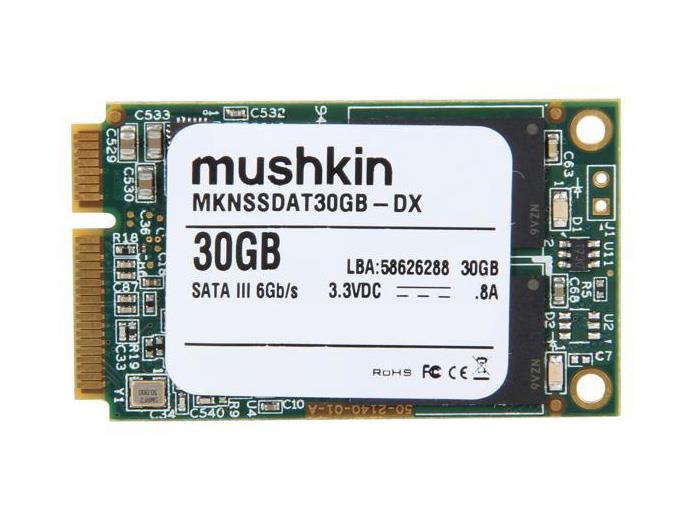 MKNSSDAT30GBDX Mushkin Atlas Deluxe 30GB MLC SATA 6Gbps mSATA Internal Solid State Drive (SSD)