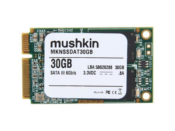 MKNSSDAT30GBV Mushkin Atlas Value 30GB MLC SATA 6Gbps mSATA Internal Solid State Drive (SSD)