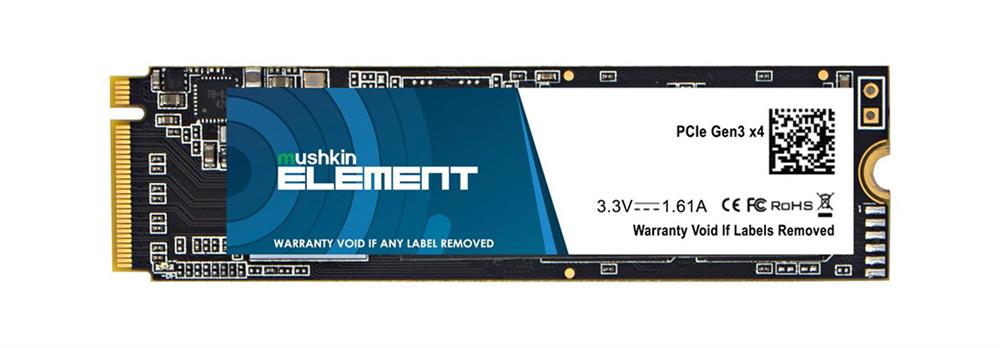 MKNSSDEV4TB-D8 Mushkin Element 4TB PCI Express 3.0 x4 NVMe M.2 2280 Internal Solid State Drive (SSD)