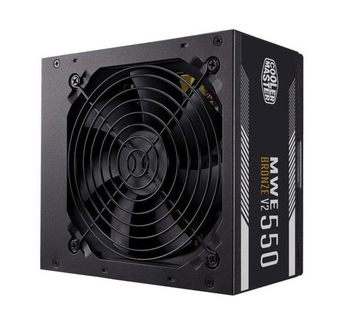 MPE-5501-ACAAW-JP Cooler Master MWE White 550-Watts 100-240V AC 8-4A 50-60Hz 80-Plus Standard ATX Power Supply