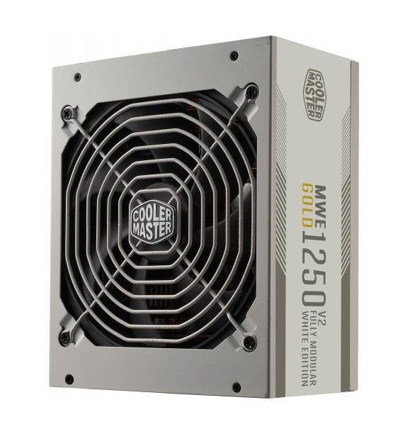MPE-C501-AFCAG-BR Cooler Master MWE 1250-Watts 100-240V AC 15-7A 47-63Hz 80-Plus Gold Full Modular ATX Power Supply
