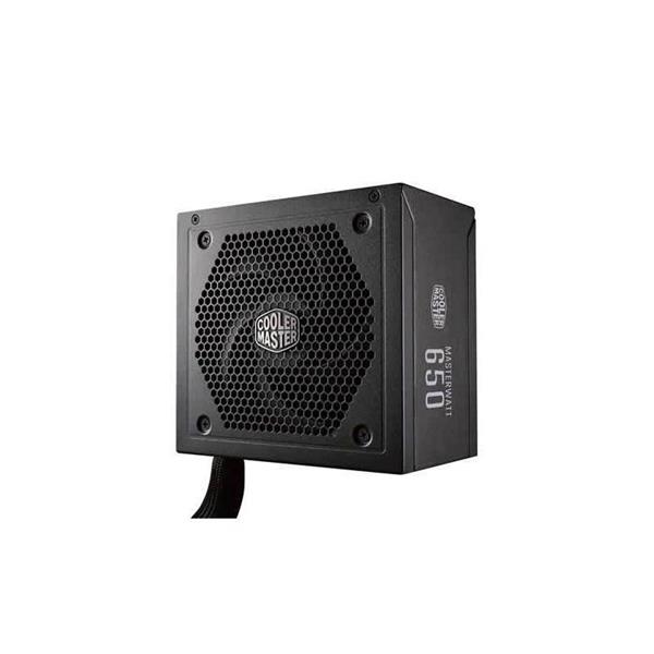 MPX-6501-AMAAB-BR Cooler Master MasterWatt 650-Watts 100-240V AC 10-5A 50-60Hz 80-Plus Bronze Semi Modular ATX Power Supply