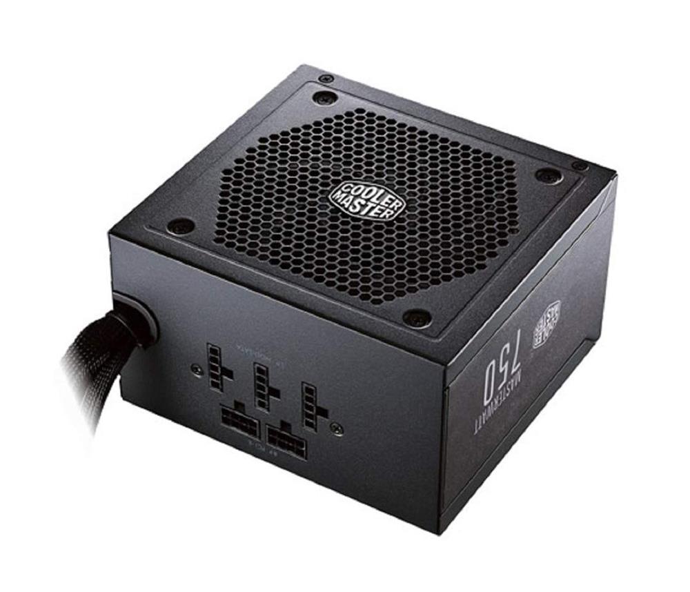 MPX-7501-AMAAB-WF Cooler Master MasterWatt 750-Watts 100-240V AC 10-5A 50-60Hz 80-Plus Bronze Semi Modular ATX Power Supply