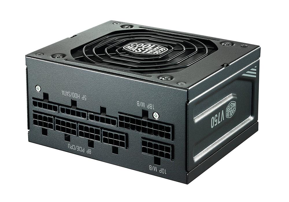MPY-7501-SFHAGV-WT Cooler Master V 750-Watts 90-264V AC 10-5A 47-63Hz 80-Plus Gold Full Modular SFX Power Supply