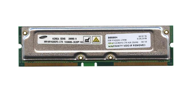 MR16R1622-CT9 Samsung 64MB PC1066 1066MHz ECC 32ns 184-Pin RDRAM RIMM Memory Module