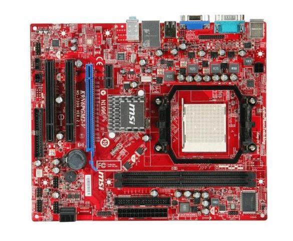 MS04K9N6PGM2 MSI Socket AM2 Nvidia GeForce 6100/ nForce 405 MCP Chipset AMD Athlon 64 X2/ Athlon 64/ AMD Sempron Processors Support DDR2 2x DIMM 2x SATA 3.0Gb/s Micro-ATX Motherboard (Refurbished)