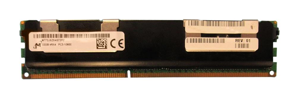 MT72JSZS4G72PZ-1G4E1 Micron 32GB PC3-10600 DDR3-1333MHz ECC Registered CL9 240-Pin DIMM Quad Rank Memory Module