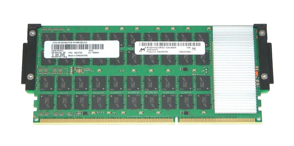 MT80KHF4G72M3DZ-1G6E4B50A Micron 32GB PC3-12800 DDR3-1600MHz ECC Registered CL11 276-Pin Proprietary DIMM Quad Rank Memory Module for Power8 8284-22A Server