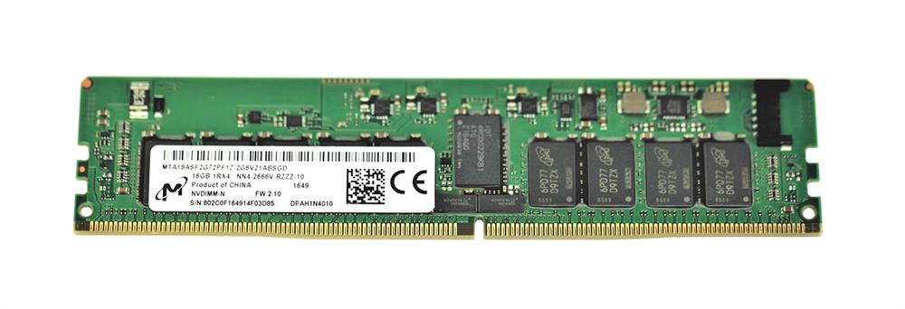 MTA18ASF2G72PF1Z-2G6 Micron 16GB PC4-21300 DDR4-2666MHz Registered ECC CL19 288-Pin NVDIMM 1.2V Single Rank Memory Module