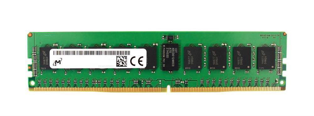 MTA18ASF2G72PZ-3G2J3 Micron 16GB PC4-25600 DDR4-3200MHz Registered ECC CL22 288-Pin DIMM 1.2V Single Rank Memory Module