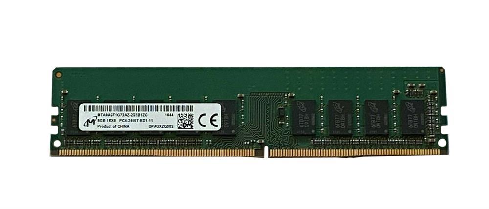 MTA9ASF1G72AZ-2G3B1ZG Micron 8GB PC4-19200 DDR4-2400MHz ECC Unbuffered CL17 288-Pin DIMM 1.2V Single Rank Memory ModuleMfr P/N