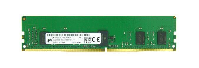MTA9ASF1G72PZ-2G9E1T Micron 8GB PC4-23400 DDR4-2933MHz Registered ECC CL21 288-Pin DIMM 1.2V Single Rank Memory Module
