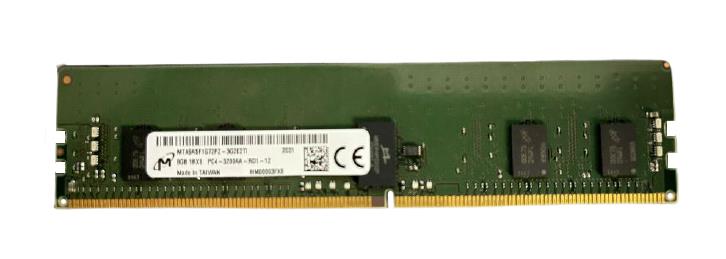 MTA9ASF1G72PZ-3G2E2TI Micron 8GB PC4-25600 DDR4-3200MHz Registered ECC CL22 288-Pin DIMM 1.2V Single Rank Memory Module