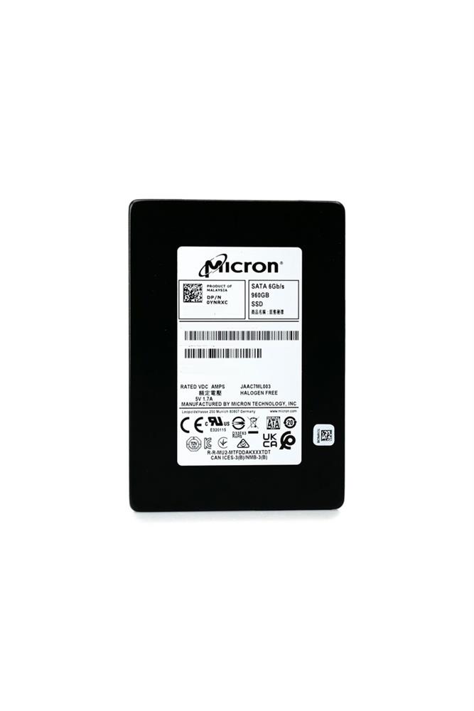 MTFDDAK960TDT-1AW1ZTAYY Micron 5300 Max Series 960GB TLC SATA 6Gbps (SED) 2.5-inch Internal Solid State Drive (SSD)