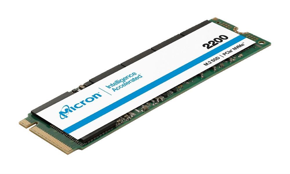 MTFDHBA512TCK-1AS1AABHA Micron 2200 512GB TLC PCI Express 3.0 x4 NVMe M.2 2280 Internal Solid State Drive (SSD)