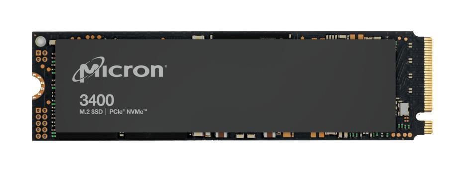 MTFDKBA1T0TPH Micron 3400 Series 1TB Triple-Level Cell PCI Express NVMe 4.0 x4 M.2 2280 Solid Stat...