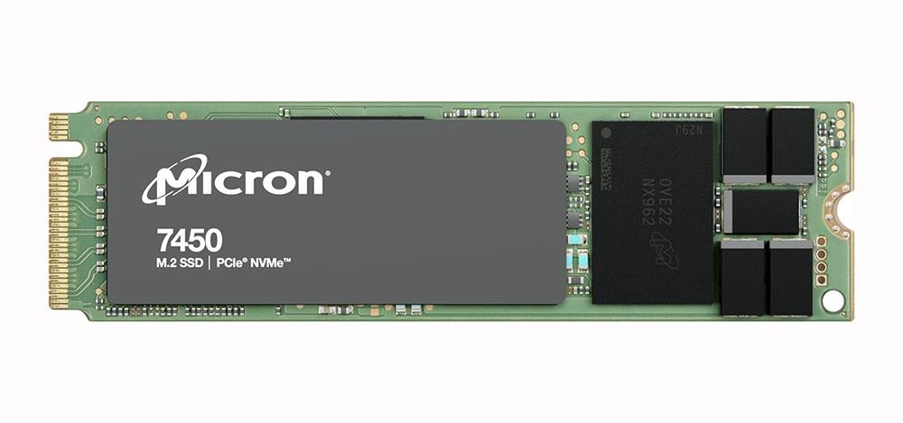 MTFDKBA800TFS-1BC1ZA Micron 7450 Series 800GB PCI Express 4.0 NVMe M.2 Internal Solid State Drive (SSD)