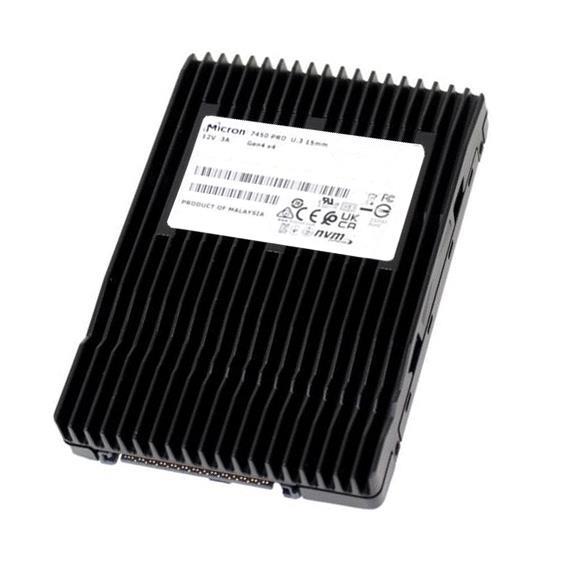 MTFDKBZ3T8TFR-1BC15ABYYR Micron 7450 PRO 3.84TB TLC PCI Express 4.0 x4 NVMe Read Intensive (AES-256 / TCG Opal / PLP) E1.S 5.9mm Internal Solid State Drive (SSD)