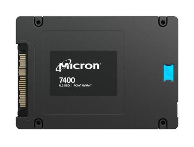 MTFDKCB7T6TDZ-1AZ1ZABYY Micron 7400 PRO Series 7.68TB TLC PCI Express 4.0 x4 NVMe Read Intensive (AES-256 / PLP) U.3 2.5-inch Internal Solid State Drive (SSD)