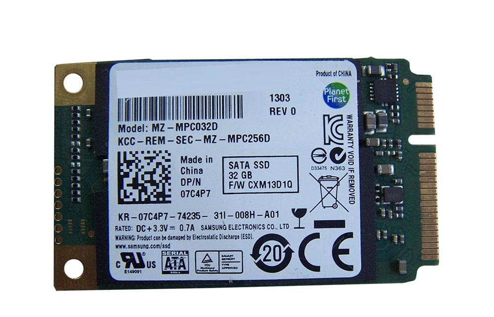 MZ-MPC032D Samsung PM830 32GB SATA 6.0 Gbps SSD