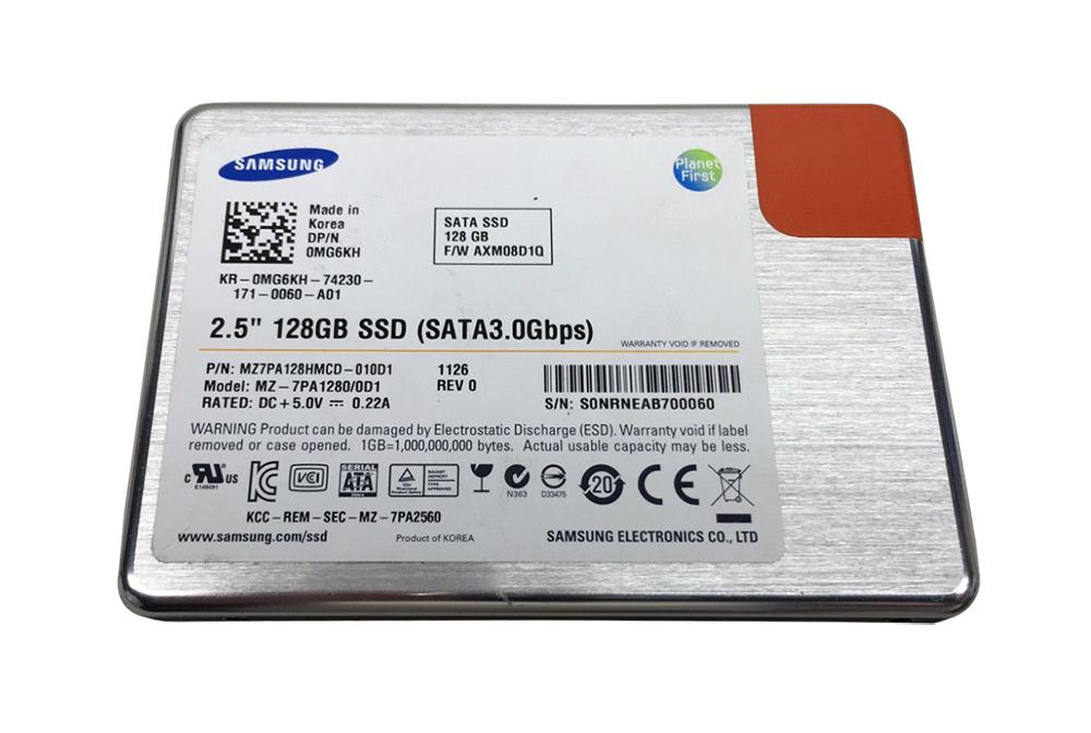 MZ7PA128HMCD010D1 Samsung PM810 Series 128GB MLC SATA 3Gbps 2.5-inch Internal Solid State Drive (SSD)