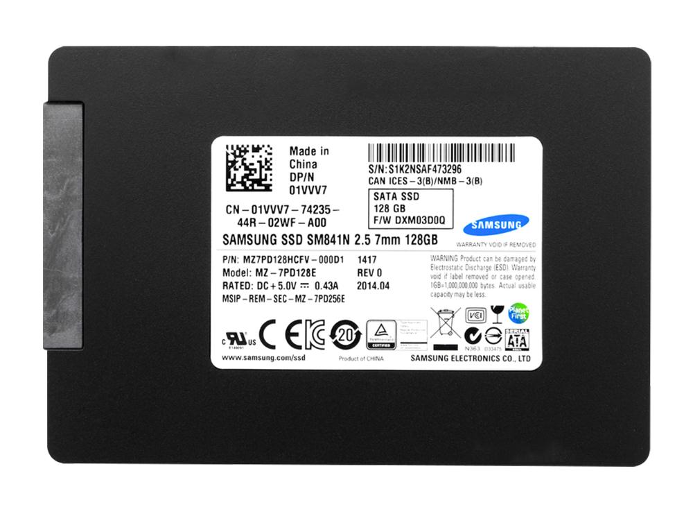 MZ7PD128E Samsung SM841n 128GB SATA 6.0 Gbps SSD