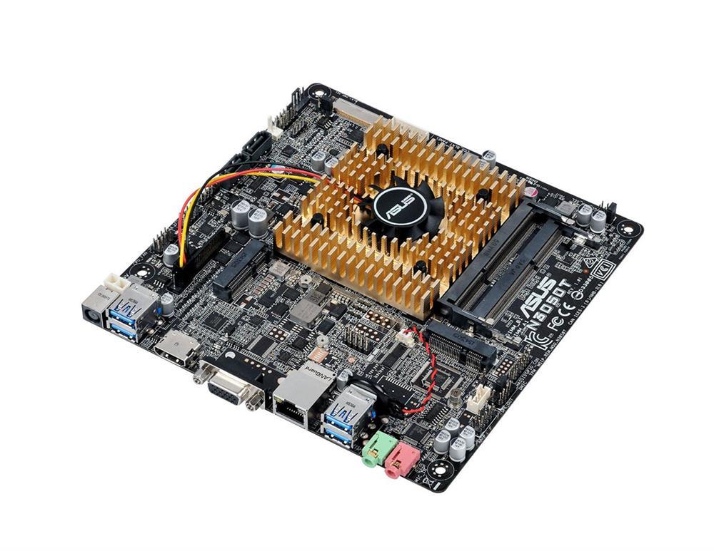 N3050T-A1 ASUS N3050T System On Chipset Intel Celeron Dual Core N3050 Processors Support DDR3 2x SO- DIMM 2x SATA 6.0Gb/s Thin Mini-ITX Motherboard (Refurbished)