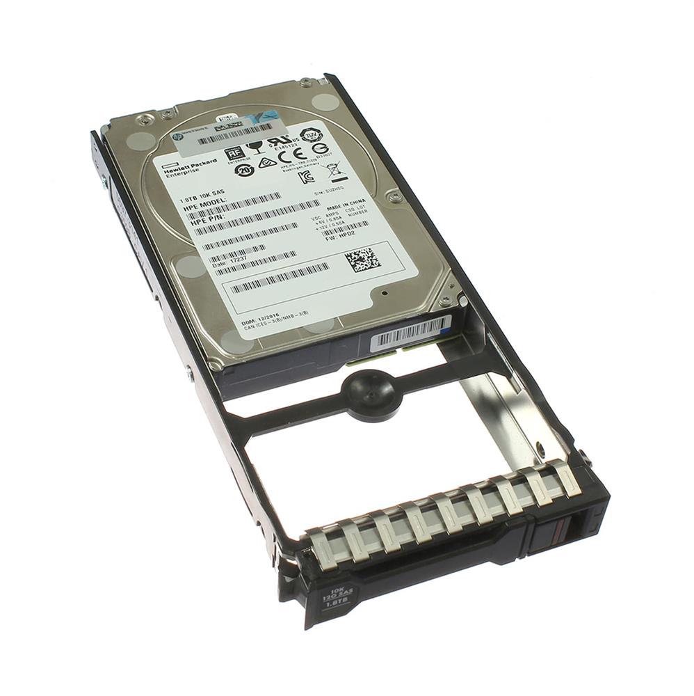 N9X08A HPE 1.8TB 10000RPM SAS 12Gbps (512e) 2.5-inch Internal Hard Drive with Tray for StoreVirtual 3000