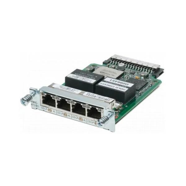 NIM-T1/E1-04 Enterasys 4-Port T1/E1 Network Interface Module Provides Clear Channel and Fractional operation with Integrated CSU/DSU (Refurbished)