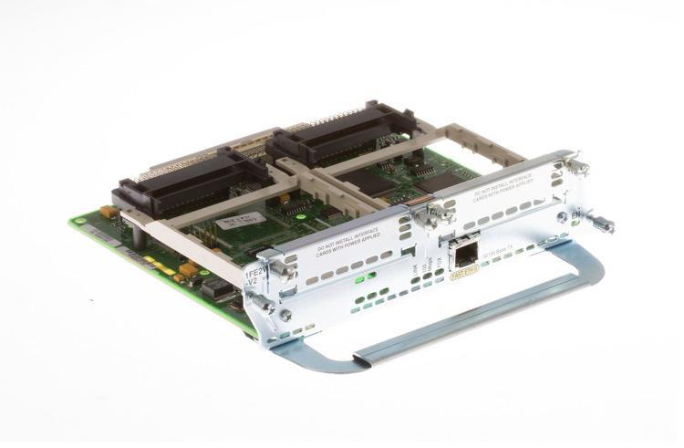 NM-1FE2W Cisco 1-Port 10/100 Ethernet 2 WIC Slots Network Module (Refurbished)