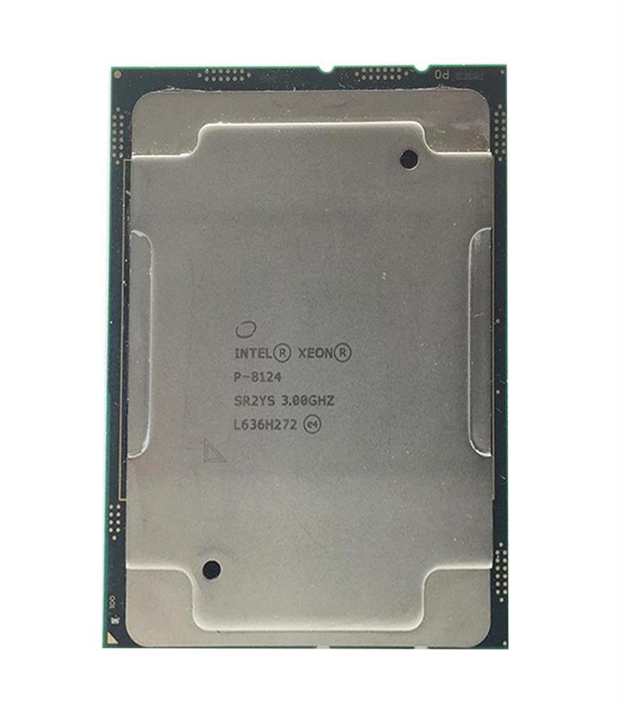 P-8124 Intel Xeon Platinum 18-Core 3.00GHz 10.40GT/s UPI 24.75MB L3 Cache Socket LGA 3647 Processor