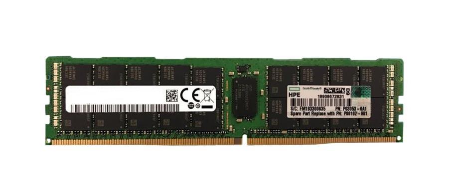 P06182-001 HPE 64GB PC4-21300 DDR4-2666MHz Registered ECC CL19 288-Pin DIMM 1.2V Quad Rank Memory Module
