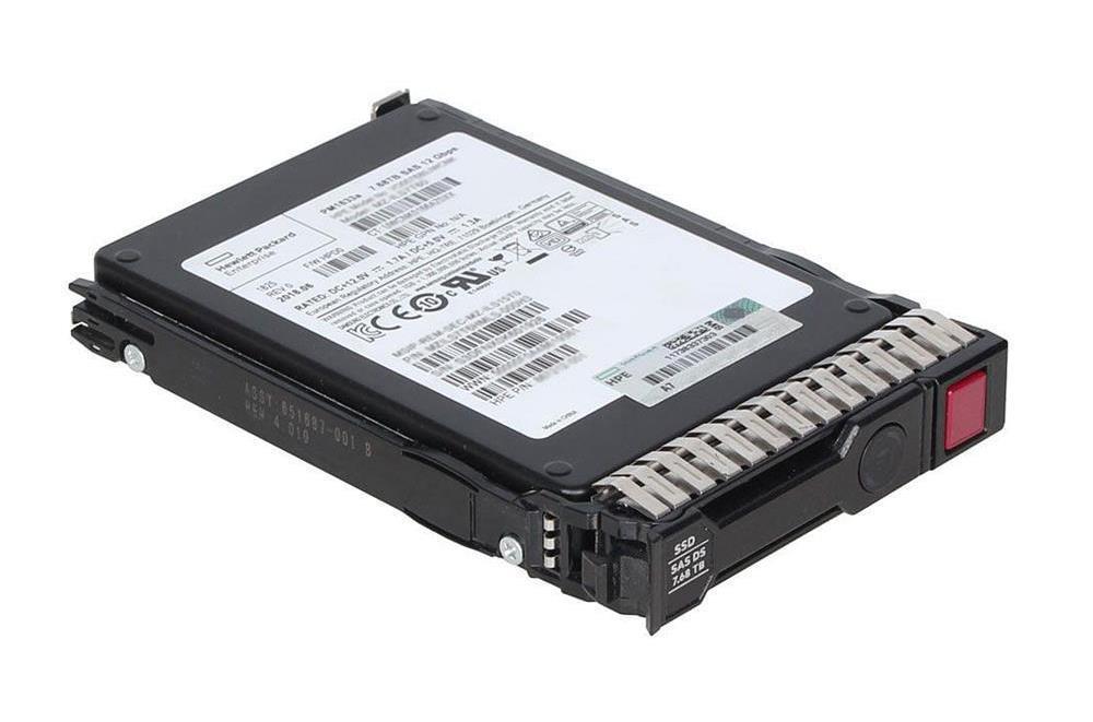 P25598-001 HPE 7.68TB SATA 6Gbps Read Intensive 3.5-inch Internal Solid State Drive (SSD) with Low Profile Carrier