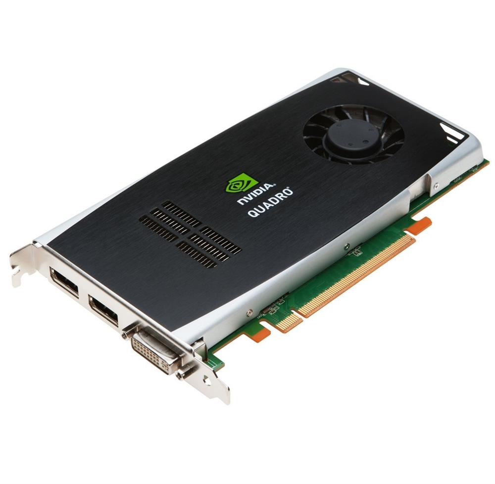 P418M Dell Nvidia Quadro FX 1800 768MB GDDR3 2x DipslayPort/ DVI PCI Express 2.0 x16 Video Graphics Card